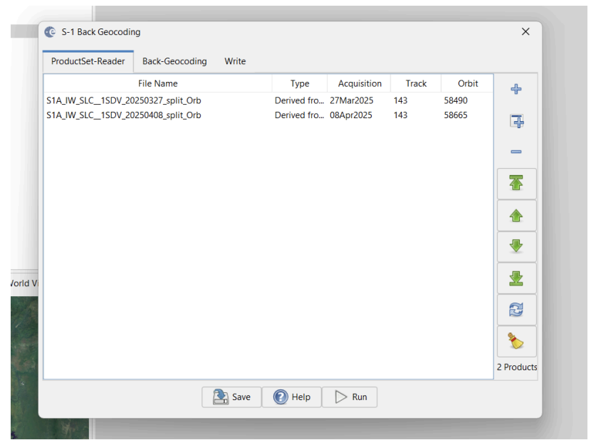 Arrangement of Reference and Secondary product using the Product-set Reader interface