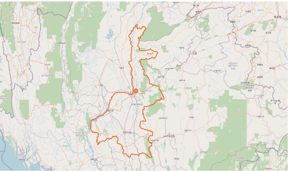Myanmar City, Thailand on OpenStreetMap