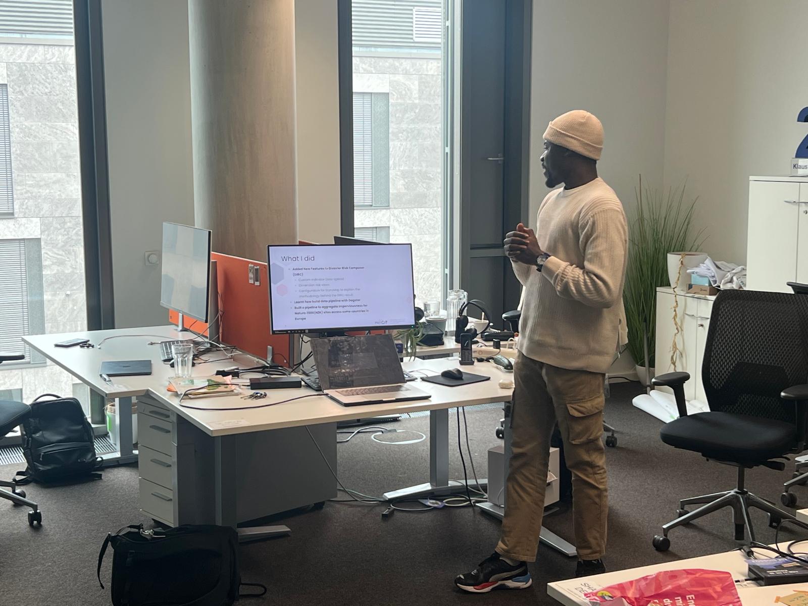 Internship presentation to HeiGIT Team on what I did