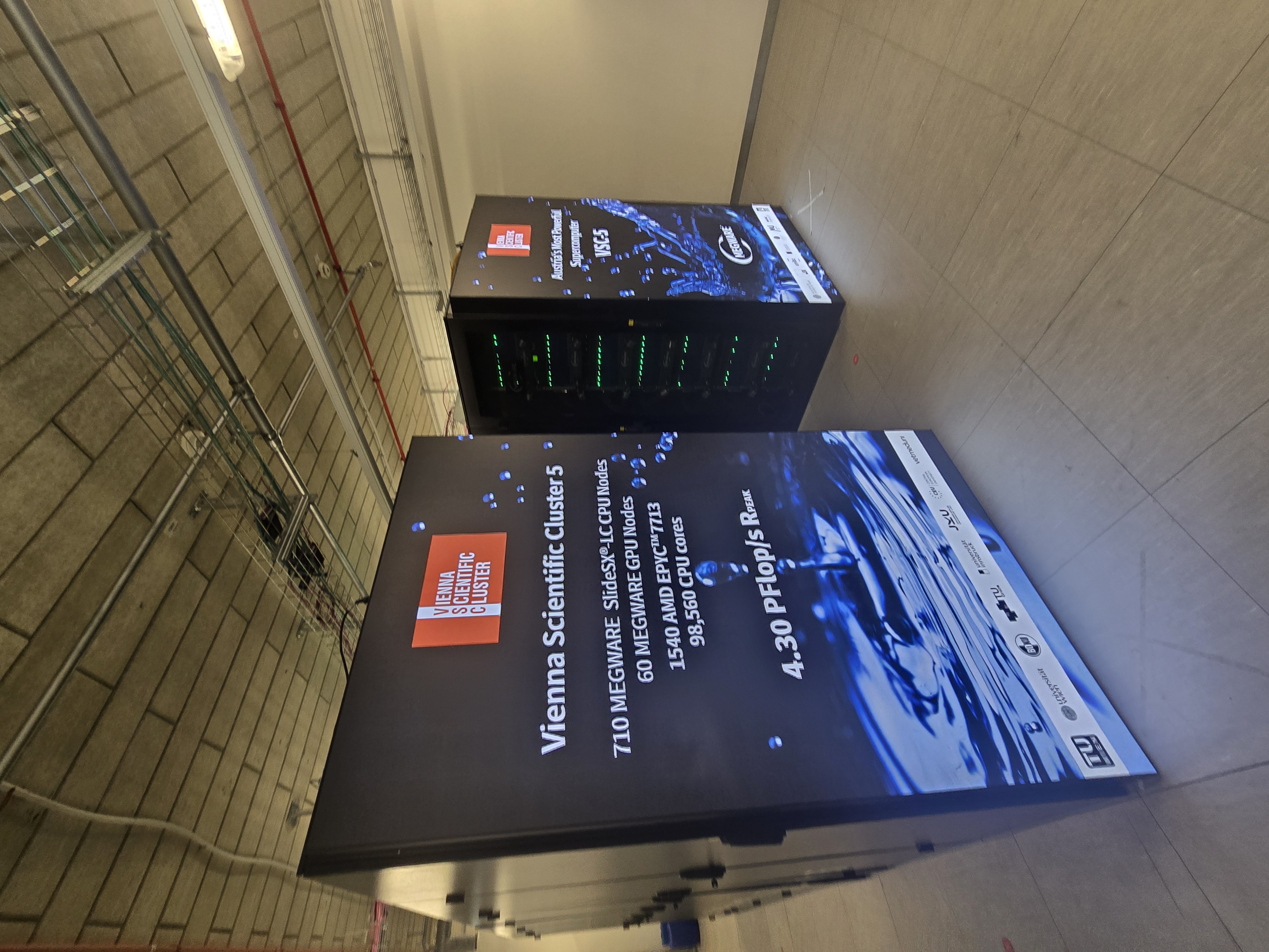 Quantum Austria display corridor