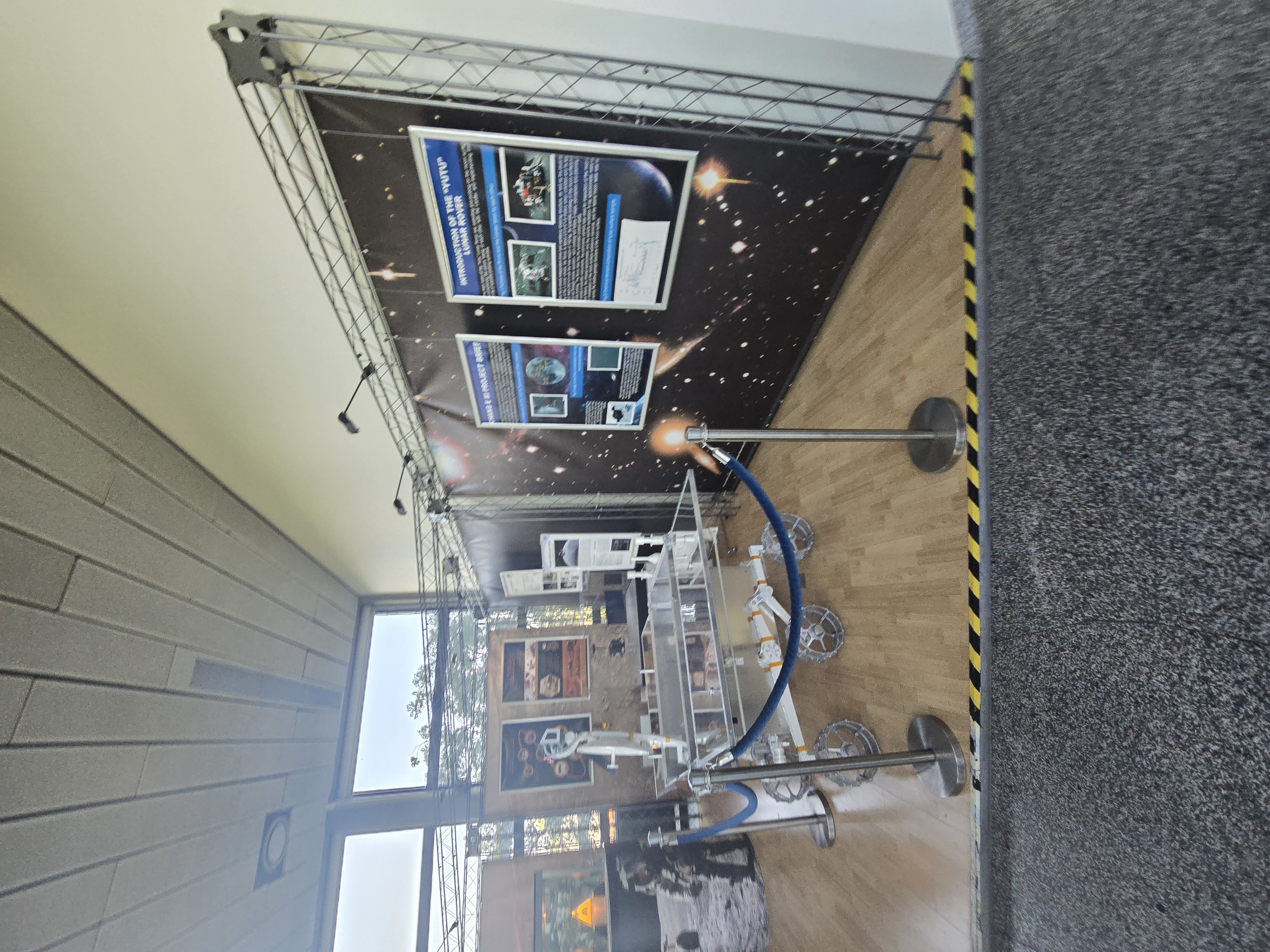 Lunar rover exhibition display